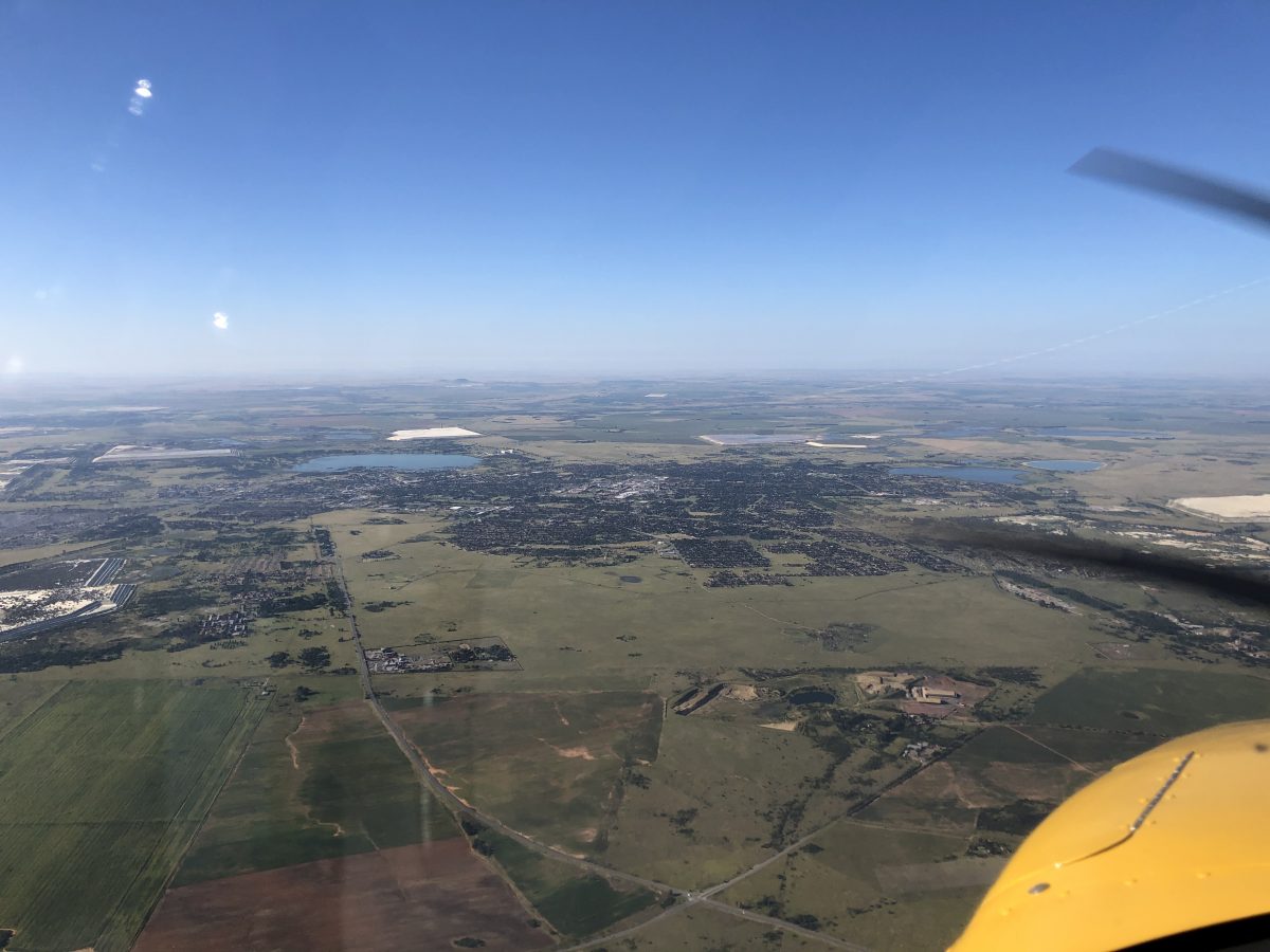 Aerial view - north west Free Satte
